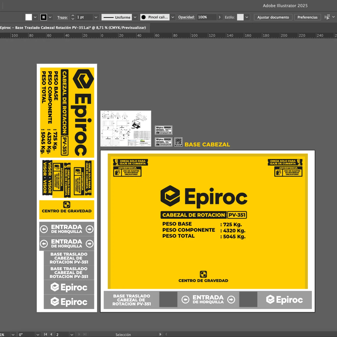 Plantillas a Medida Adobe Illustrator