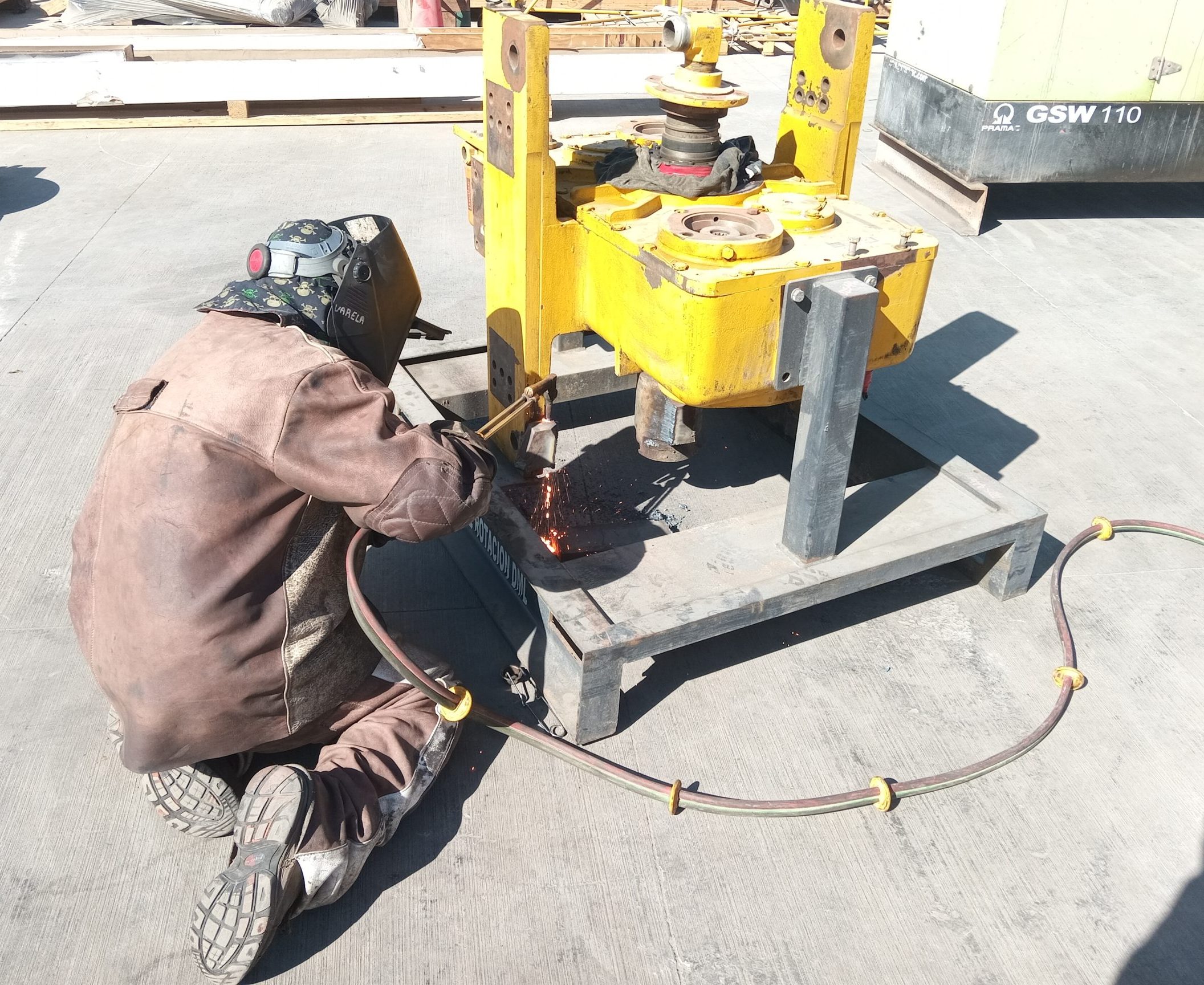 Reparación uña horquilla HELI